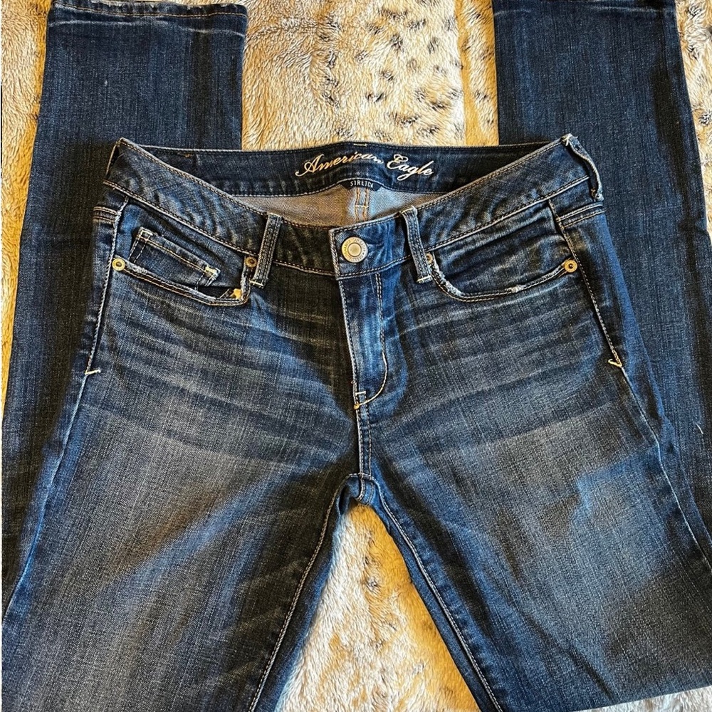 American Eagle Outfitters Blue Skinny Jeans Classic Style